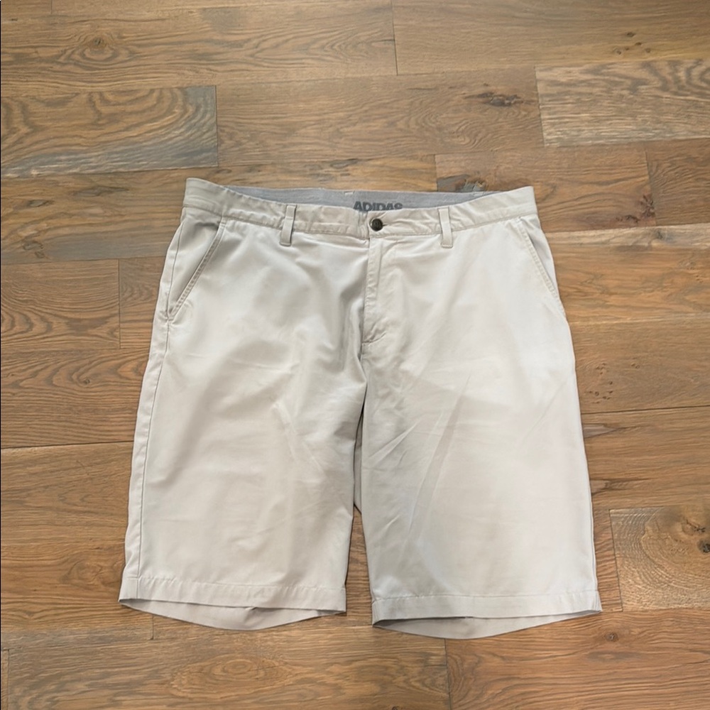 Adidas Men's Light Grey Golf Shorts